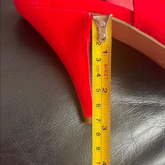 Like new Laura Ashley Vibrant Red Slingback Heels - Picture 15 of 16